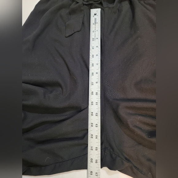 MSK WOMEN Woman's Size 1X Short Sleeve Jumpsuit Smocked Elastic Waist, Front Tie - Picture 10 of 16